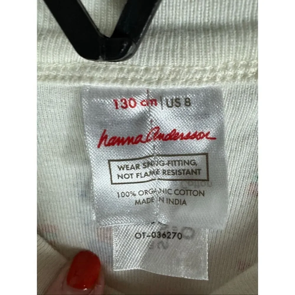 Hanna Andersson Childs Pajama Top Size 130 US 8